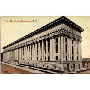 Vintage 1910s Postcard – State Education Building, Albany, NY – Americhrome